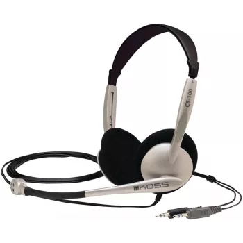 Koss CS100 johdolliset on-ear-kuulokkeet mikrofonilla, musta/kulta