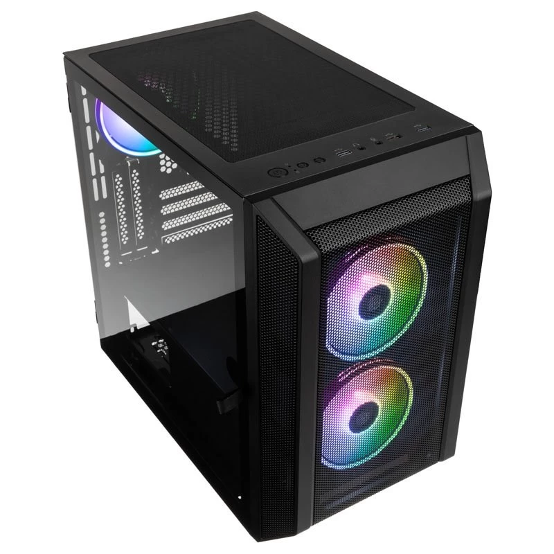 Kolink Citadel Mesh RGB Micro-ATX -kotelo – musta