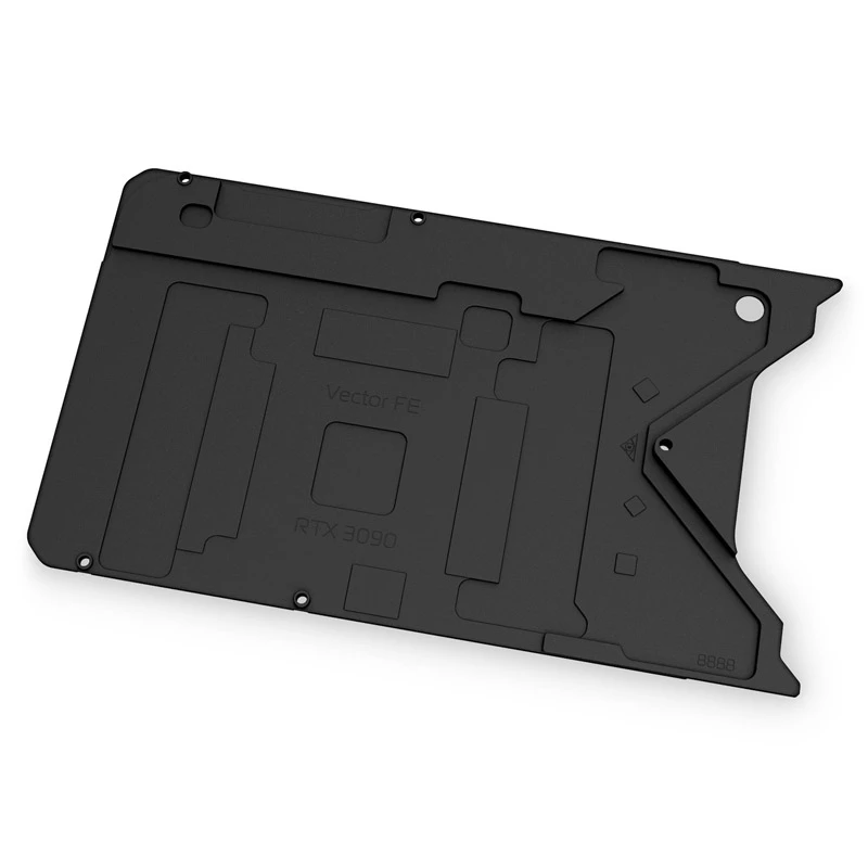 Backplate EK Water Blocks alumiini musta