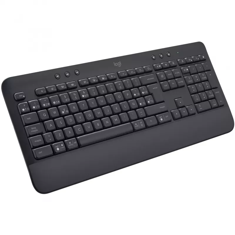 Logitech Signature K650 - näppäimistö - langaton - Bluetooth 5.1 - QWERTY - espanja - grafiitti (920-010917)