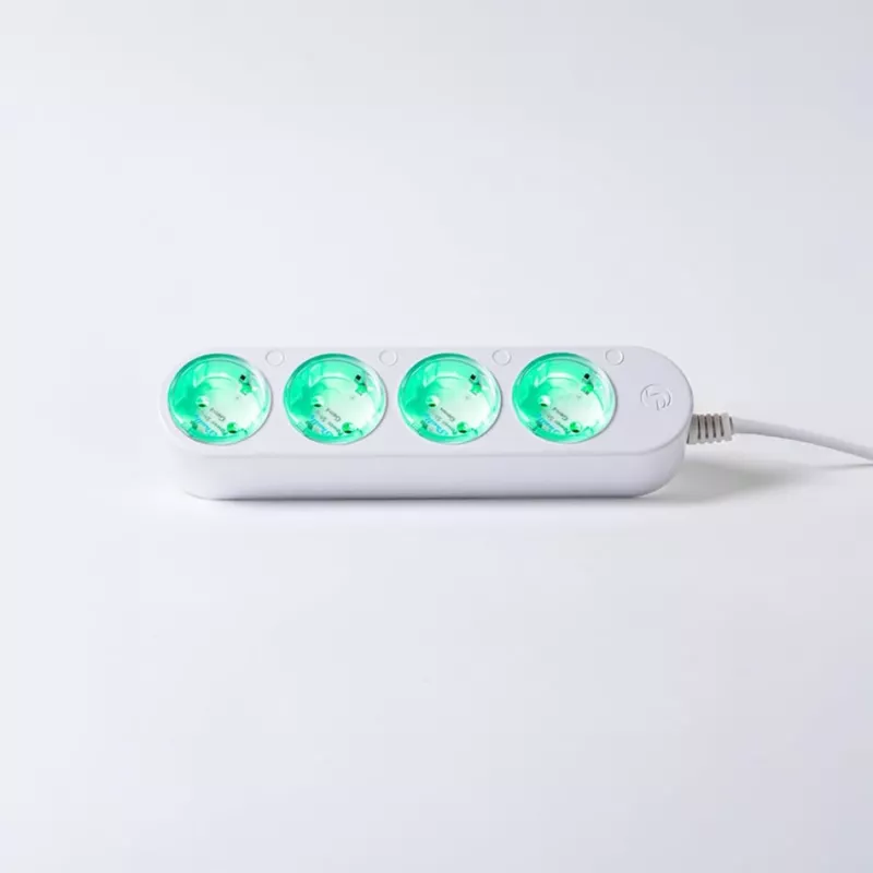 Älykäs 12A Shelly Power Strip 4 Gen4 Zigbee/Matter jatkojohto