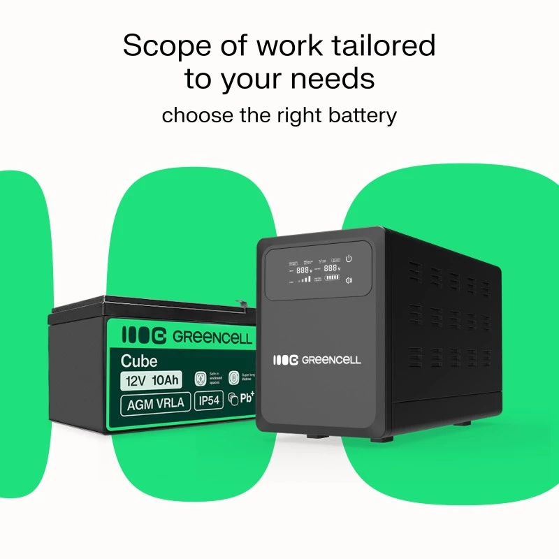 Keskeytymätön virransyöttö UPS Green Cell UPSLPPC1200 2 kVA 1200 W
