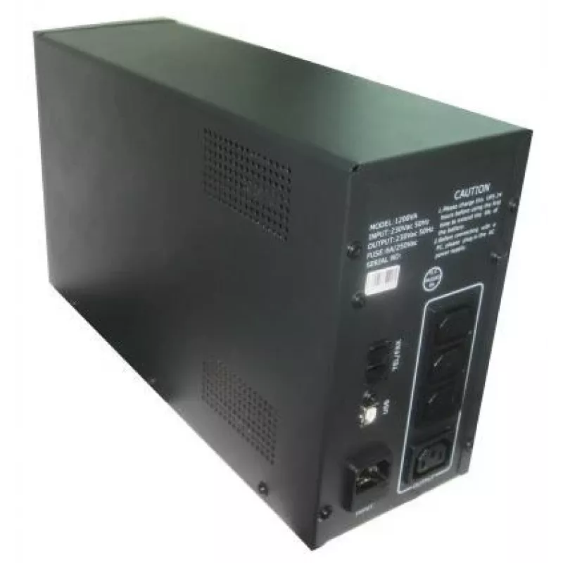 Gembird UPS-PC-1202AP UPS Line-Interactive 1,2 kVA 720 W 4 pistorasiaa