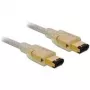 FireWire A/A -kaapeli DeLOCK 3,0 m harmaa
