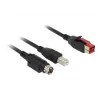 USB-kaapeli DeLOCK 85489 USB 2.0 3 m USB B, musta