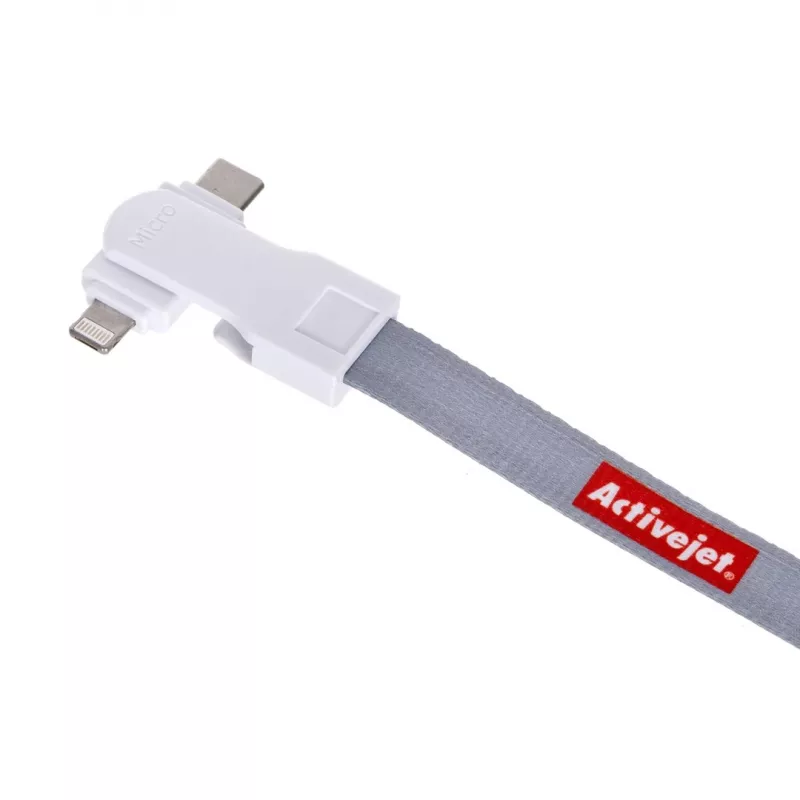 Activejet-kaulanyöri, jossa 3-in-1-laturi puhelimelle