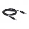 Audiokaapeli DeLOCK 84438 5 m 3,5 mm uros/uros musta