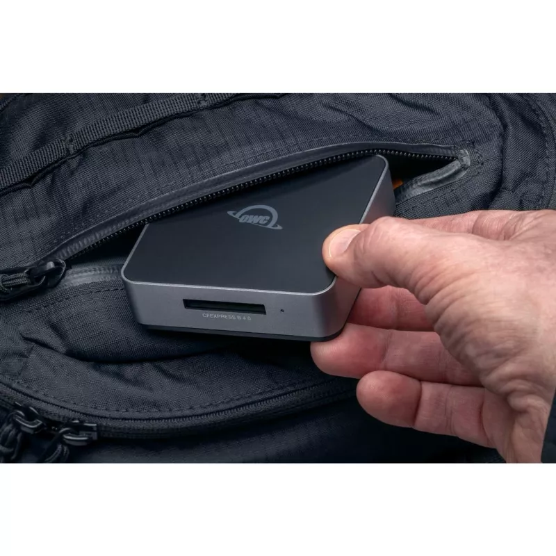 OWC OWCTCCFXB4RDR kortinlukija – USB 3.2 Gen 2 Type-C, CFexpress/SD/SDXC, musta, 8256 Mbit/s