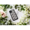 Älypuhelinkotelo iKins iPhone 11 Pro Max, musta pyramididesign, suojaava kova kuori
