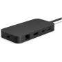 Microsoft Surface USB4 Dock -telakka johdollinen musta – yhteensopivat Surface-laitteet, johdollinen USB4-liitettävyys