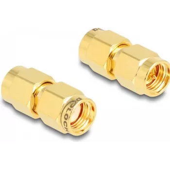 DeLOCK sovitin RP-SMA-pistoke SMA-pistoke C6801 liitintyyppi SMA halkaisija 9 mm