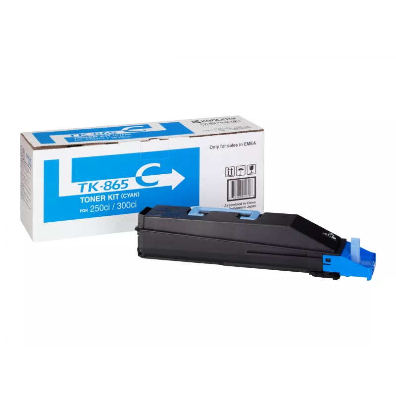 KYOCERA TK-865C värikasetti 1 kpl alkuperäinen syaani
