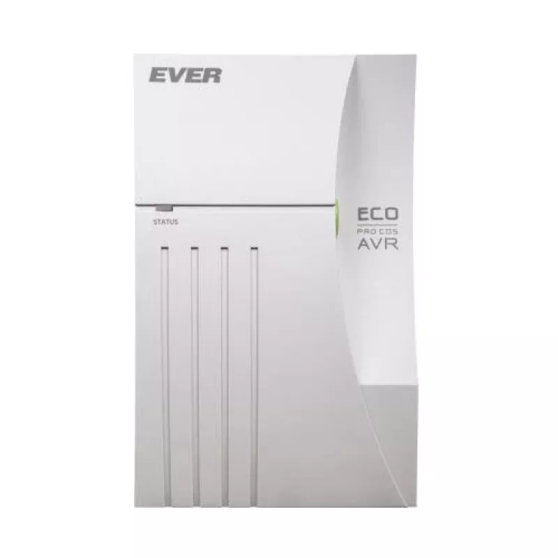 Ever ECO Pro 1200 AVR CDS line-interactive UPS-laite, 1,2 kVA / 780 W, 2 Schuko-pistorasiaa, tornimalli
