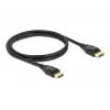 DisplayPort-kaapeli DeLOCK 82423 1 m uros-uros musta