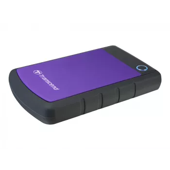 Transcend StoreJet 25H3P - kiintolevy - 1TB - ulkoinen - 6,4 cm (2.5) - SuperSpeed USB - 5400 kierr./min - puskuri: 8MB - brilliant purple (TS1TSJ25H3P)