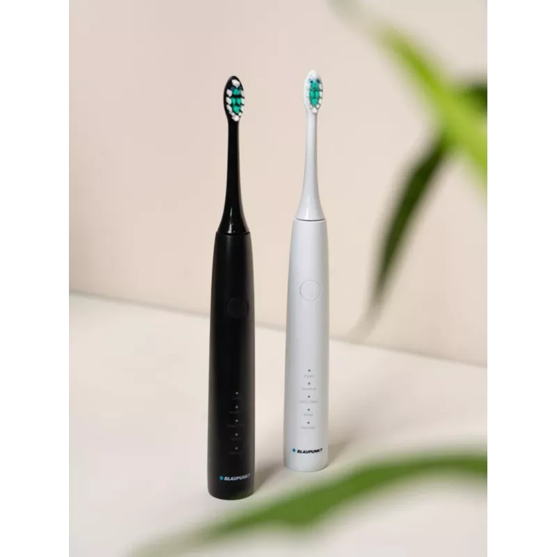 Äänihammasharjasarja BLAUPUNKT DTS201SET — 2 kahvaa, 6 harjaspäätä, 36 000 liikettä/min., 5 tilaa, Li-Ion ladattava