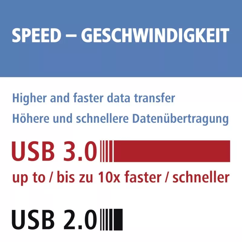 Hama 123900 USB 3.0 -muistikortinlukija SD/microSD, alumiini, musta/hopea