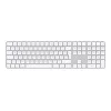 Apple Magic Keyboard Touch ID:llä ja numeronäppäimistöllä, UK English, valkoinen (MXK73B/A)