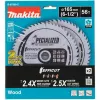 Makita Efficut B-57336-2 pyörösahanterä, 165 x 20 mm, 56 hammasta, 2 kpl
