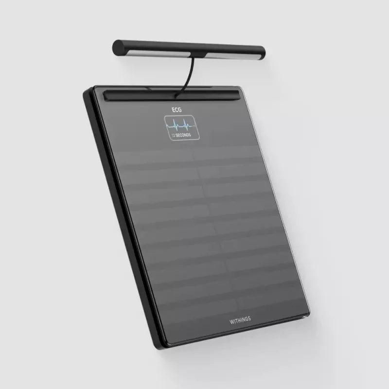 Elektroninen henkilövaaka Withings BODY SCAN Square musta