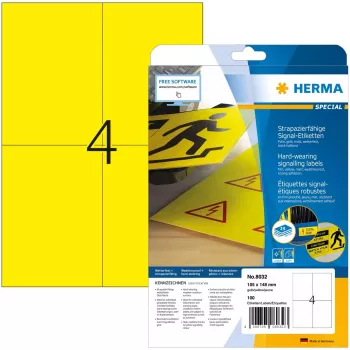 Itseliimautuvat tulostustarrat HERMA Signs A4 105x148 mm