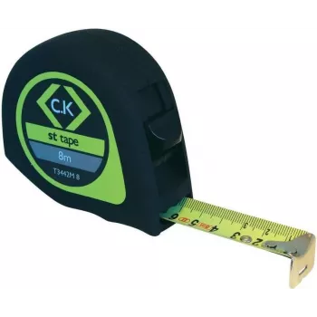 Mittanauha c.k tools T3442M8 — 8 m pituus, kompakti kotelo, metriset merkinnät