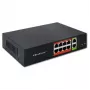 Verkkokytkin QOLTEC FAST Ethernet PoE 8xRJ45 2xRJ45 uplink