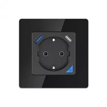 Seinäpistorasiasarja Extralink Smart Life Pro 230V 1x USB-A ja 1x USB-C