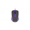 USB-johdollinen hiiri, 3 painiketta, kumipinta