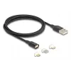 USB-kaapeli DeLOCK 88165 1 m USB A musta