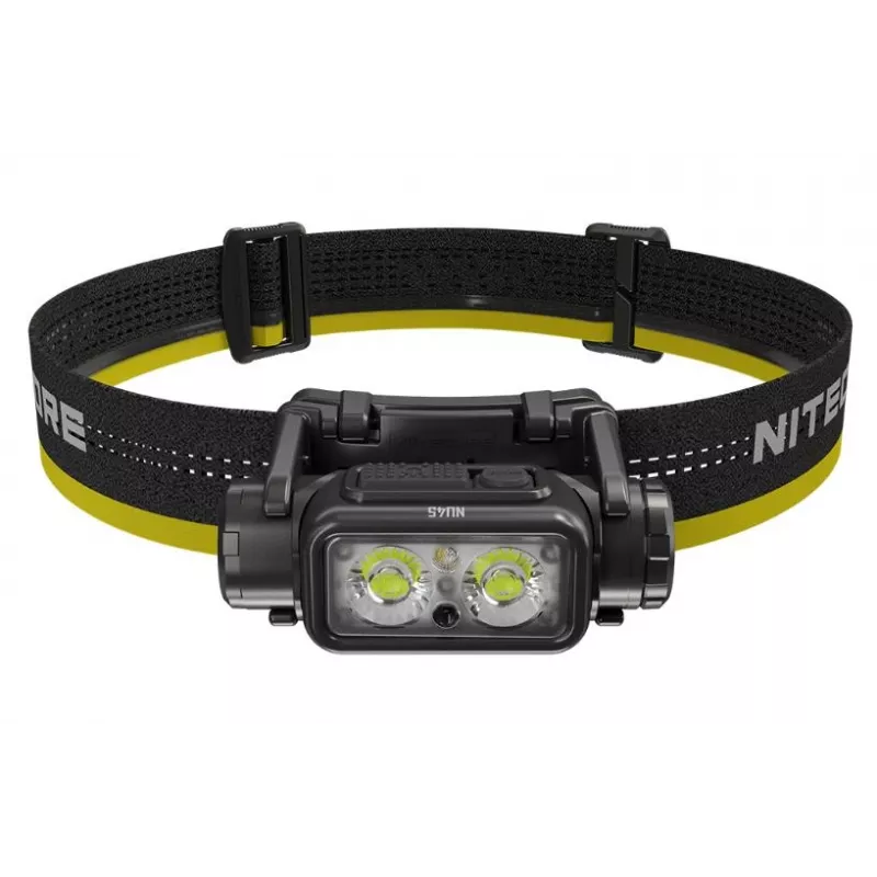 Otsalamppu Nitecore NU45 1700 lm LED musta IP68