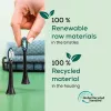 Beurer SC Premium Plaque Eraser Green Planet -harjaspäät, musta, 4 kpl:n pakkaus