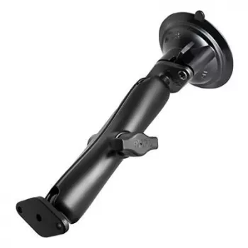 Imukuppikaksoispalloasennusteline RAM Mounts Twist-Lock, alumiini, musta