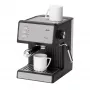 Jata JECA2525 espressokeitin, 20 bar, 850 W, 1,8 l vesisäiliö, höyryputki, musta / ruostumaton teräs