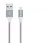 USB-datakaapelisarja Devia Pheez Series — Micro-USB, 3 kpl:n pakkaus (25 cm, 1 m, 2 m) harmaa