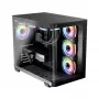Tietokonekotelo LC-Power LC-8001B-ON Midi Tower musta