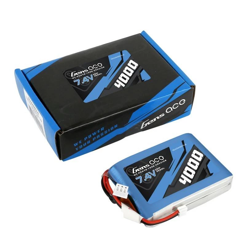 Gens Ace 4000mAh 7.4V 1C LiPo-akku