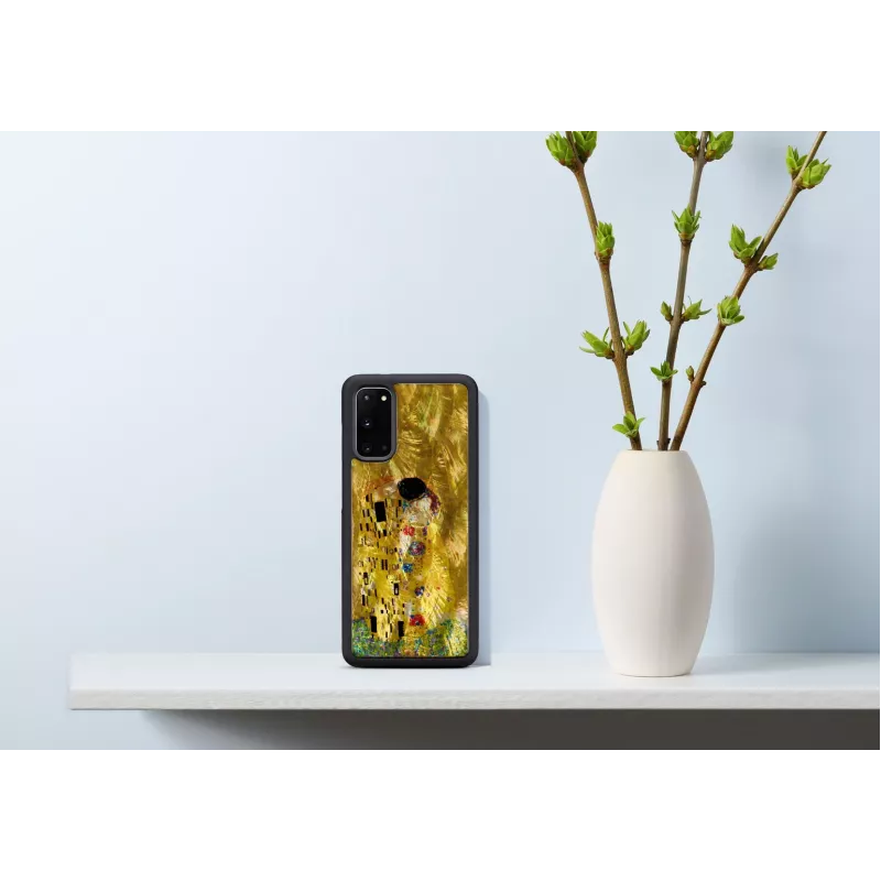 iKins suojakotelo Samsung Galaxy S20:lle, musta, ohut TPU-kotelo