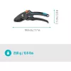 GARDENA PremiumCut Flex 12250-20 -puutarhasakset ergonomisella kahvalla ja kevytrakenteella