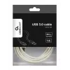 Gembird CCP-USB3-AMCM-6-W USB 3.0 -kaapeli, USB-A–USB-C, 1,8 m, valkoinen