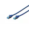 Verkkokaapeli Digitus CAT 5e SF/UTP verkkokaapeli RJ45 3m sininen