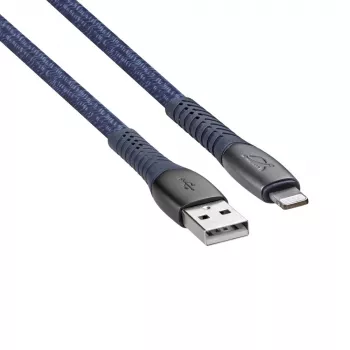 Kaapeli USB-C – USB 2.0 1,2 m/sininen PS6102 BL12 Rivacase