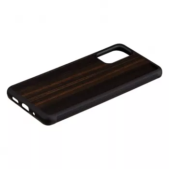 Suojakotelo Samsung Galaxy S20+:lle — Man and Wood — Ebenholz musta