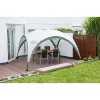 Paviljonki Event Shelter, 3,65 x 3,65 m (vaaleanharmaa/harmaa)