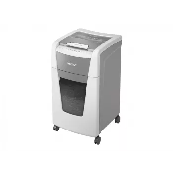 Leitz IQ Autofeed Office 300 automaattinen silppuri P4, ristileikkaus, 22 cm, 4 x 30 mm, 60 L, 500 arkkia, 55 dB