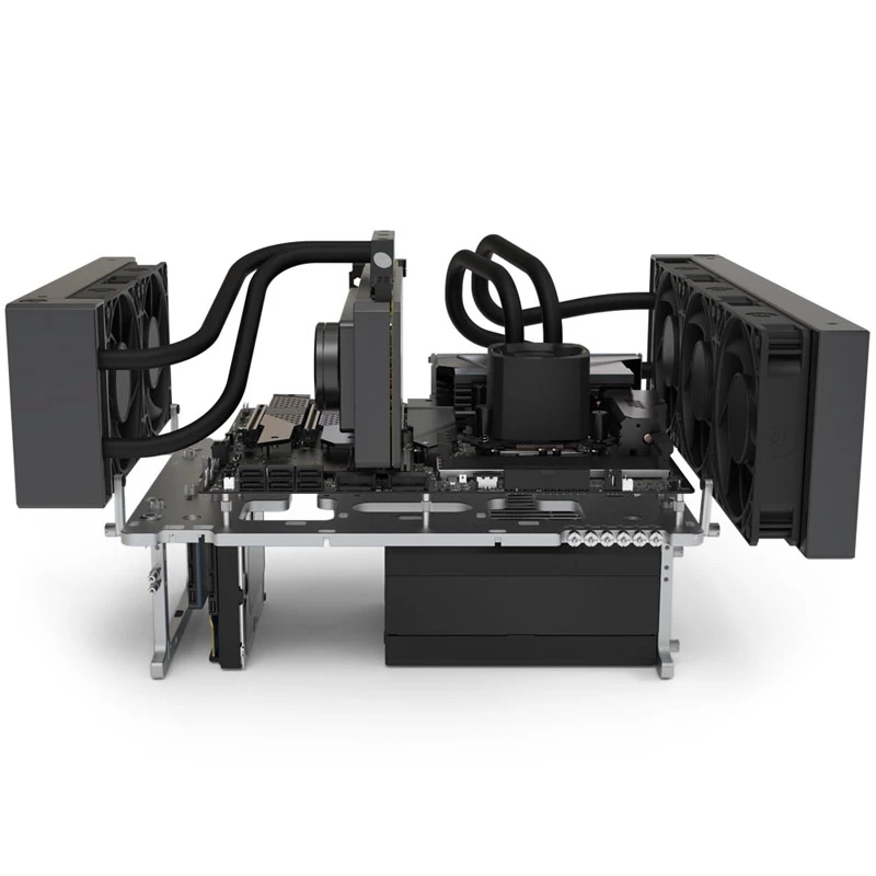 Benchtable-kotelo Streacom BC1 V2 – avoin testi-/penkkikotelo, titaani
