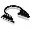 Thermaltake PCI-E 4.0 kaksinkertainen 90 asteen riser-kaapeli, 40 cm, musta