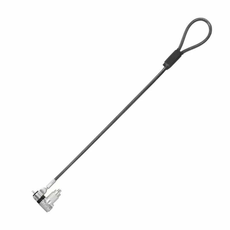 DICOTA D32068 yleismallinen mini-kaapelilukko kannettavalle, 0,3 m, 3 vaihdettavaa päätä, hopea