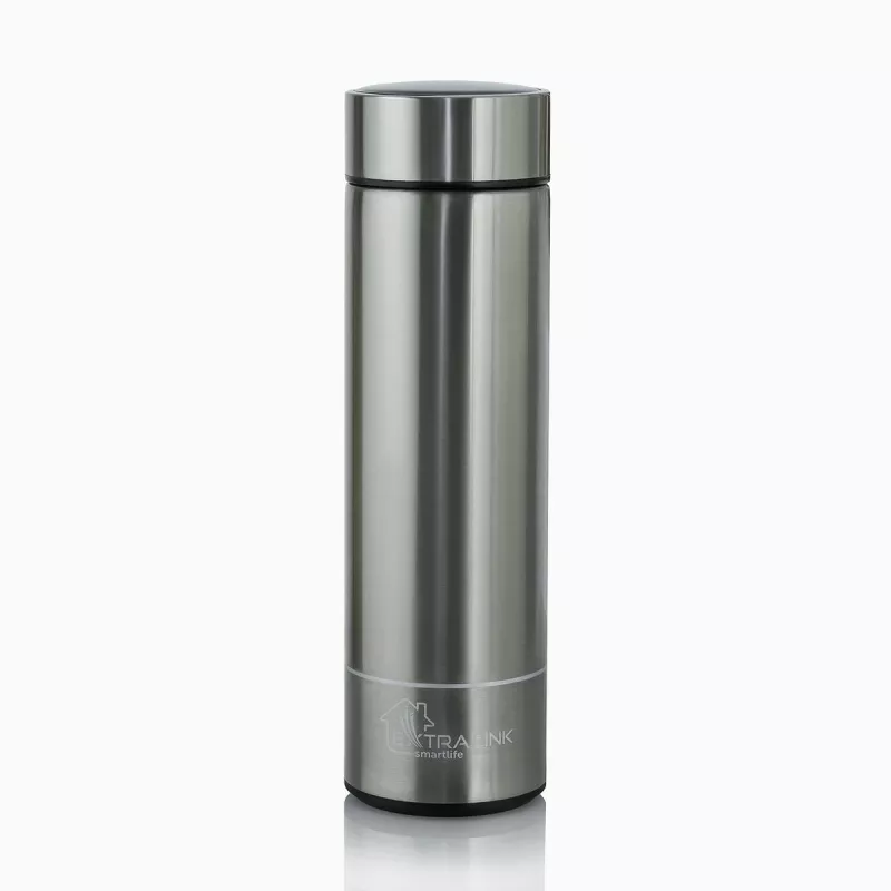 Extralink Smart Travel Mug hopea, termomuki LED-näytöllä