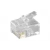 Microconnect KON502-10R kaapeliliitin RJ-12 6P6C läpinäkyvä